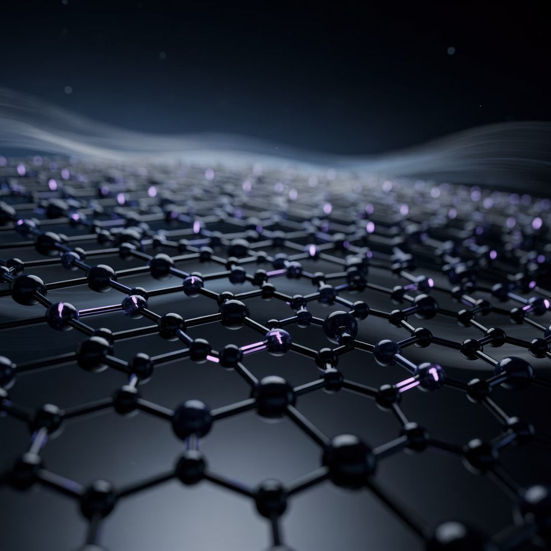Graphene hexagonal carbon lattice